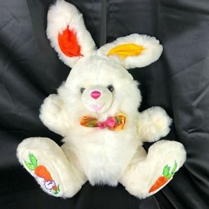 TB Trading Easter Bunny Plush 14" Carrot Feet Dan Dee Hoppy Hopster